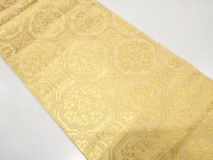 花蜀江紋織り出し　名古屋帯